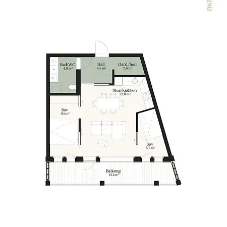 Kikut Alpin 2102 Apartmán Hol (Buskerud)