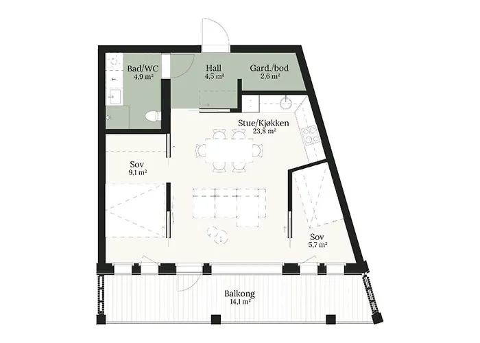 Kikut Alpin 2102 Appartement Hol (Buskerud)